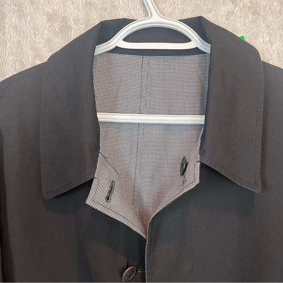 Canali Rain & Wind Tech Coat Loro Piana Sports Fabric Size 52 Reversible Silk - Picture 9 of 15